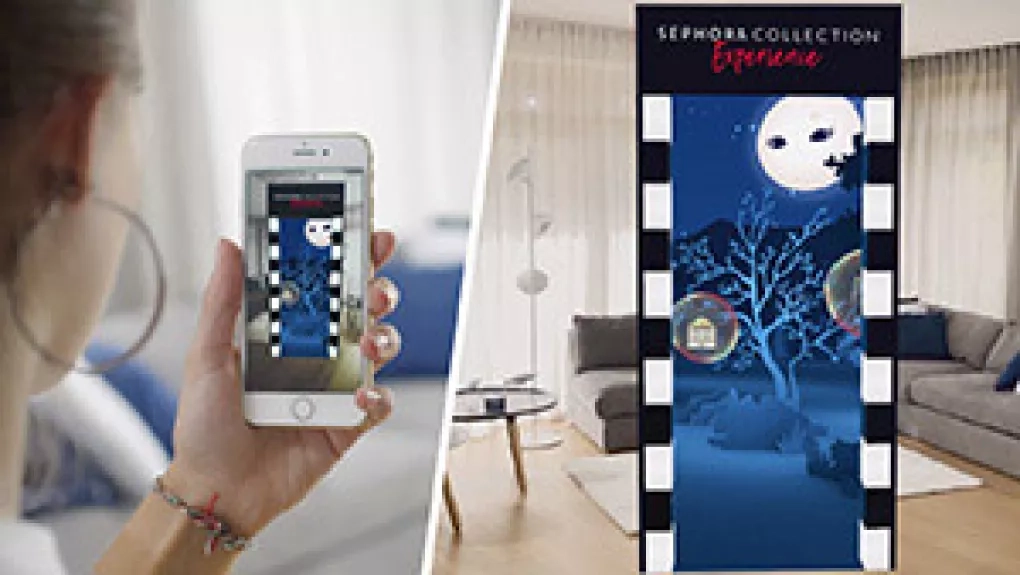 Sephora lance un pop-up store en réalité augmentée pour Noël