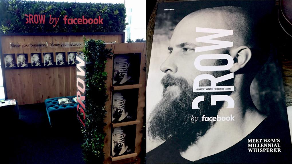 Facebook lance Grow, son premier magazine papier