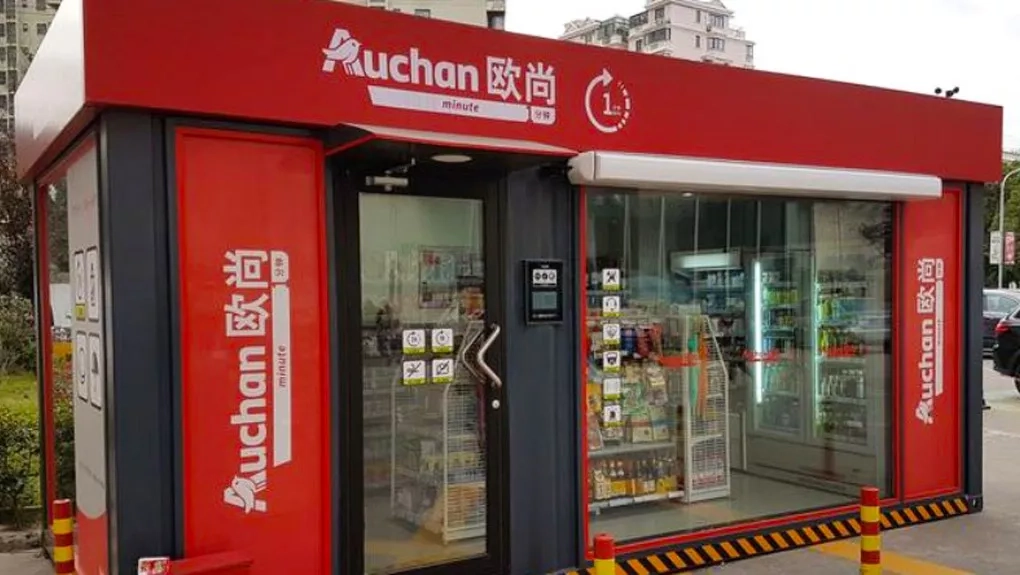 Auchan Minute, le magasin container sans personnel, arrive en France