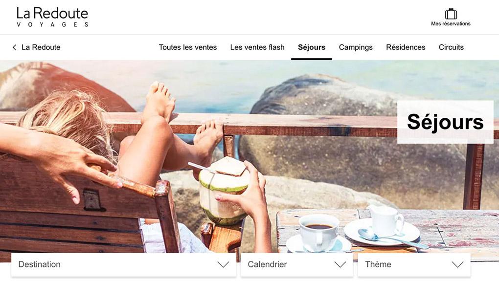 La Redoute se lance dans le voyage en ligne