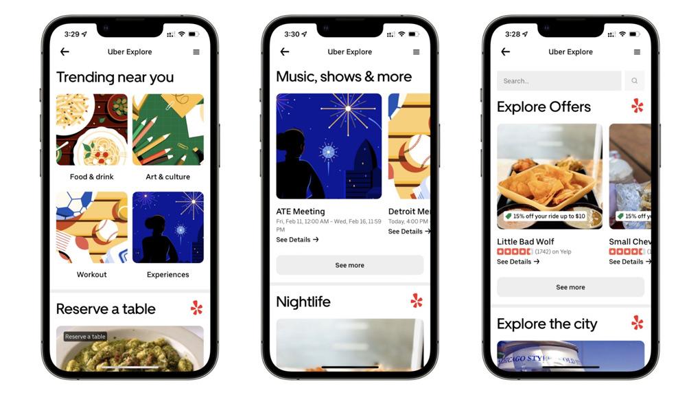 Avec Explore, Uber devient un guide urbain pour les restaurants, musées, concerts…