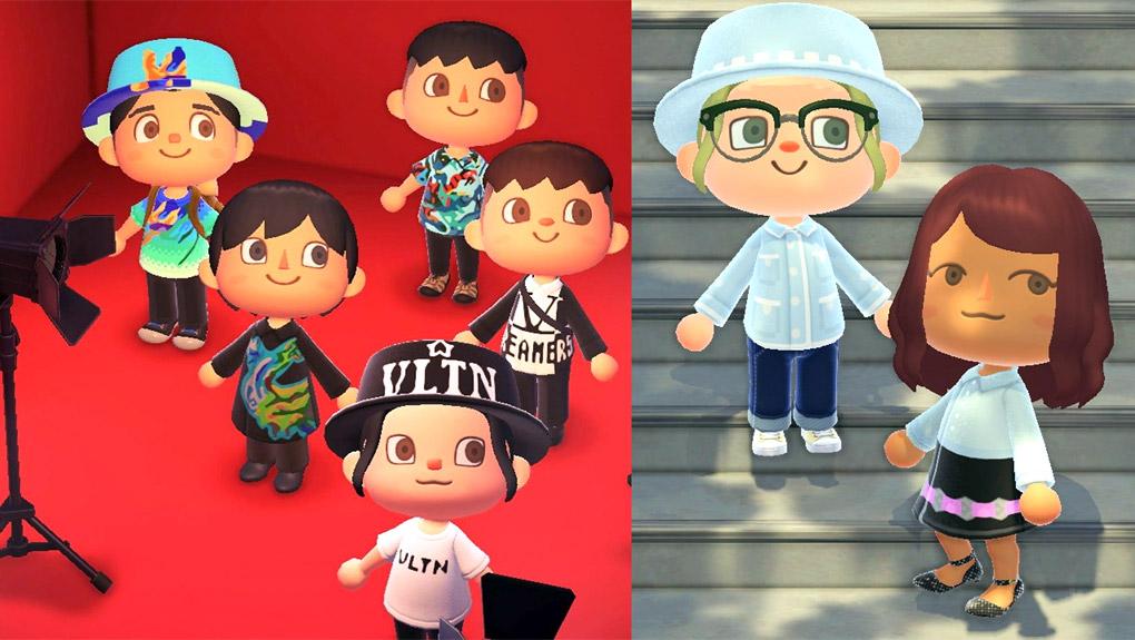 Valentino et Marc Jacobs habillent des avatars dans Animal Crossing