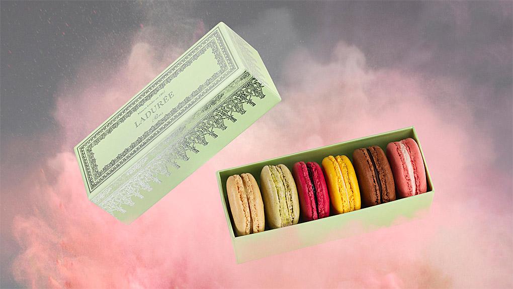 Les macarons Ladurée livrés à pied en moins d’une heure