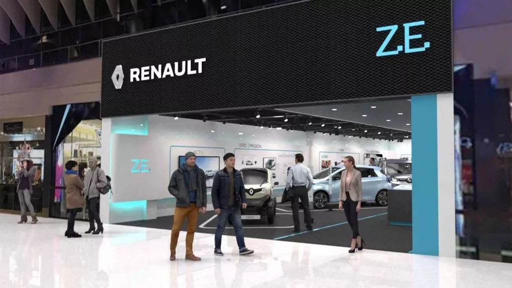 Renault lance un concept de showroom phygital 100% électrique