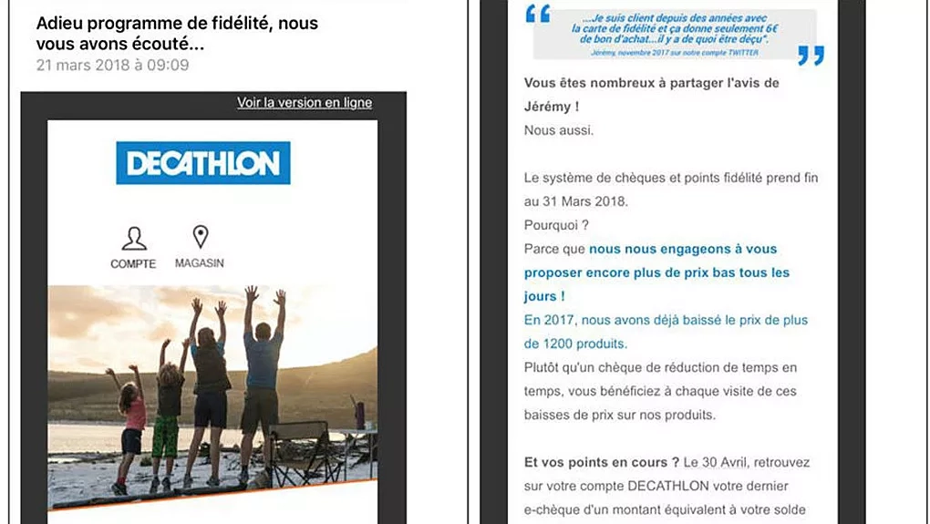 Pourquoi Decathlon abandonne son programme de fidélité