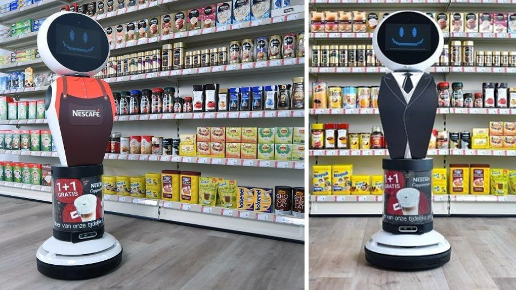 Un robot pour guider les clients dans les magasins belges Delhaize