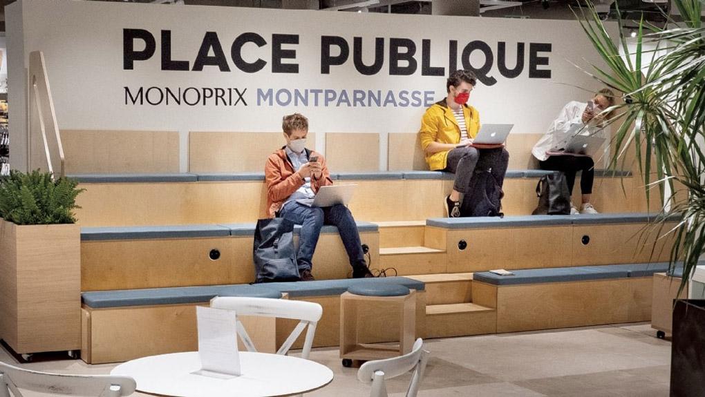 Dans le nouveau Monoprix, pas de phygital mais une Place publique