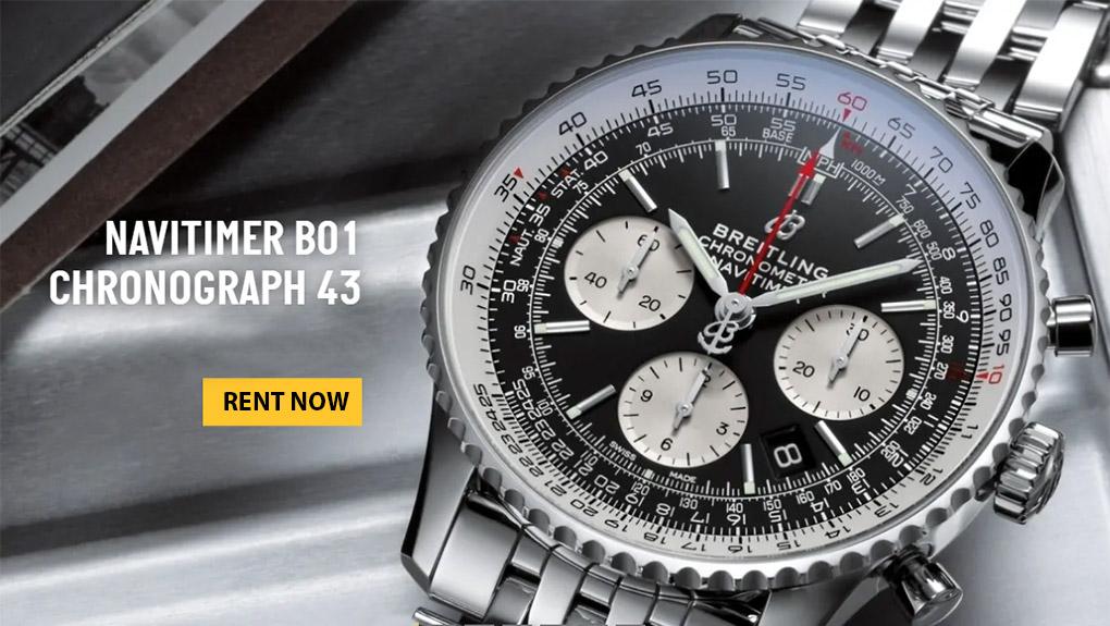 Breitling propose ses montres de luxe en location