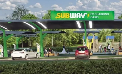 Subway installe des « oasis » de recharge pour voitures électriques aux États-Unis