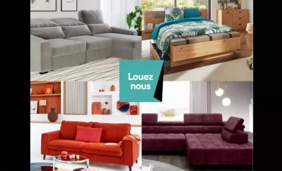 But propose sa literie et ses canapés en location longue durée