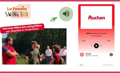 Auchan crée des « capsules audio » pour raconter ses produits