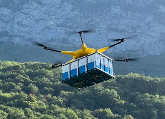 La livraison devient possible en zones difficiles grâce au drone