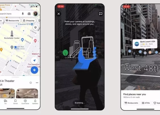 La réalité augmentée va permettre de trouver les commerces sur Google Maps