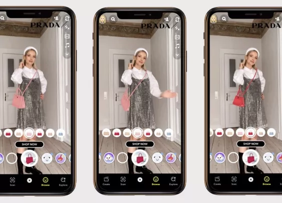 Prada et Farfetch misent sur les nouveaux outils d’essayage virtuel de Snapchat
