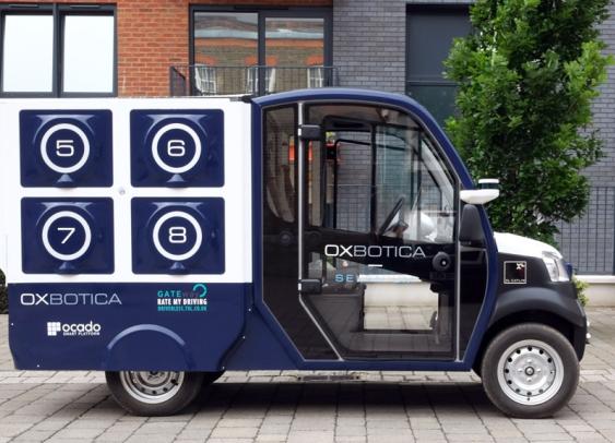 La livraison de courses en camionnette autonome testée à Londres
