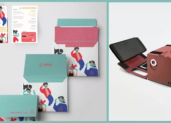 Airbnb envoie par courrier un kit de réalité virtuelle