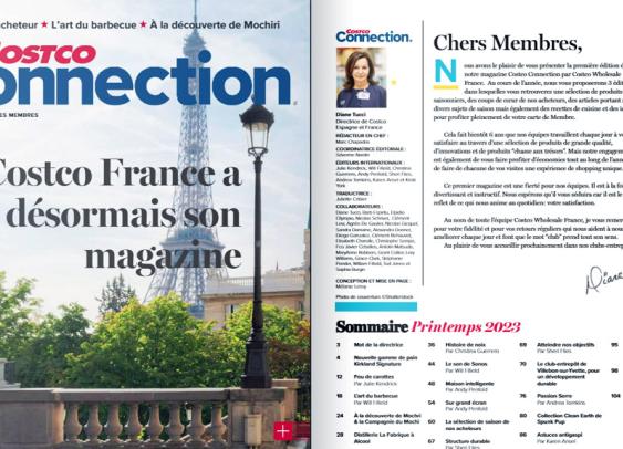 Costco lance une version française de son magazine