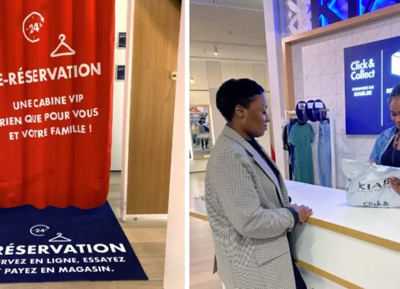 En Belgique, Kiabi teste une cabine d’essayage VIP réservée aux achats en ligne