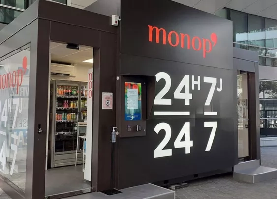 Monoprix dévoile sa supérette ouverte 24/7 et 100 % autonome