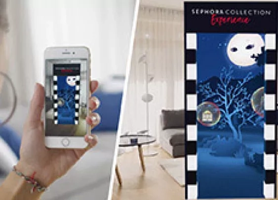 Sephora lance un pop-up store en réalité augmentée pour Noël