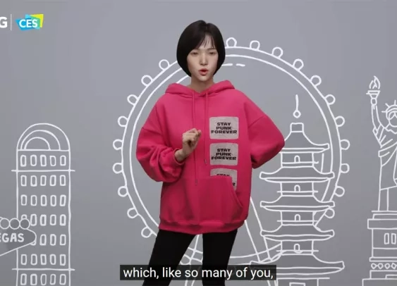 LG dévoile ses nouveautés high-tech avec une influenceuse virtuelle