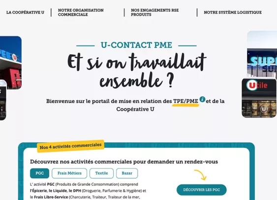 Système U lance un portail pour attirer des TPE-PME