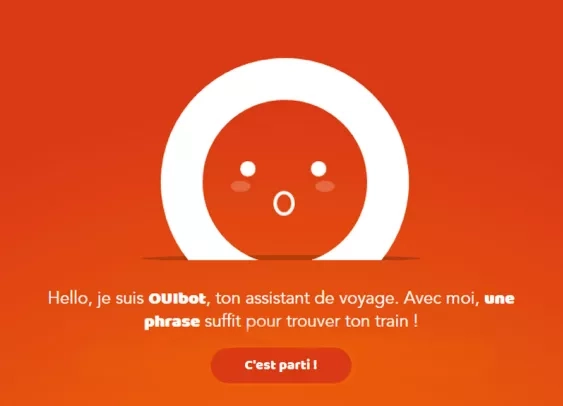 Le chatbot de OUI.sncf gère désormais le parcours client jusqu’au paiement