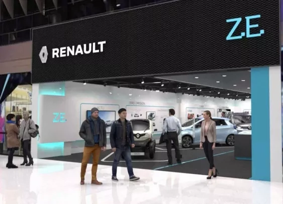 Renault lance un concept de showroom phygital 100% électrique