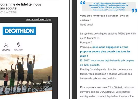 Pourquoi Decathlon abandonne son programme de fidélité