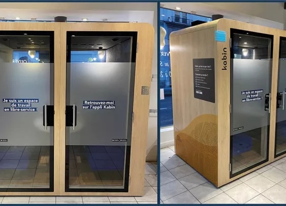 Une « Kabin » pour télétravailler au Monop’